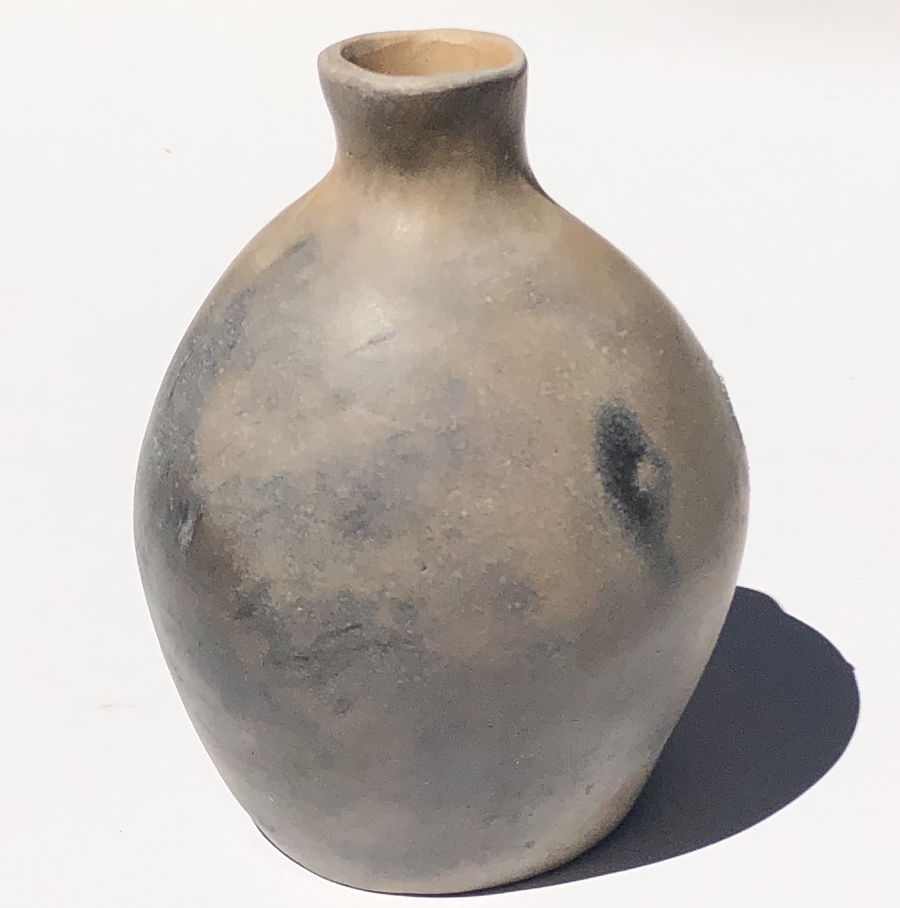 <b>Vase<br>--------<br> Lowfire red clay, Coil built, Pit fired