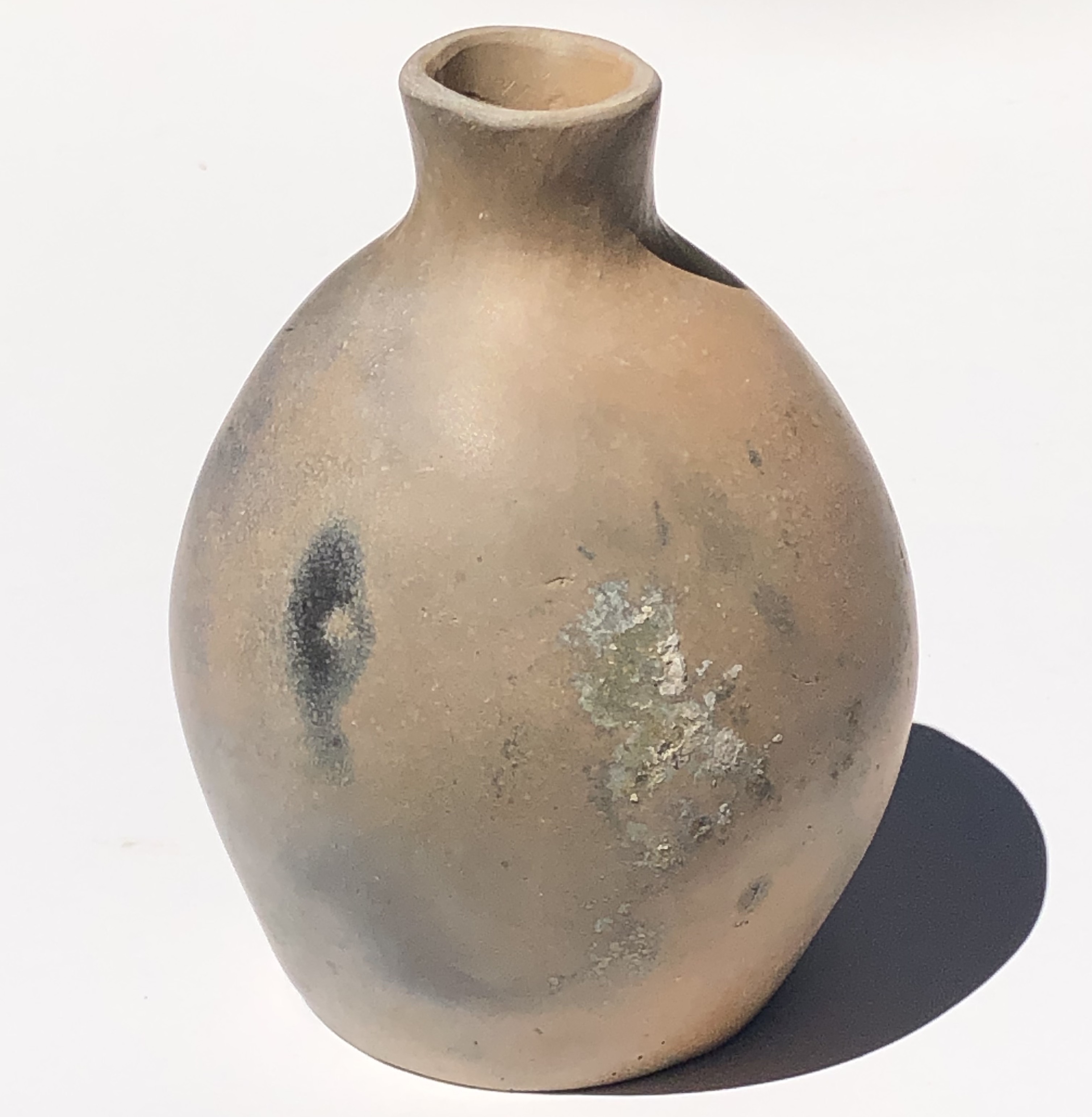 <b>Vase<br>--------<br> Lowfire red clay, Coil built, Pit fired